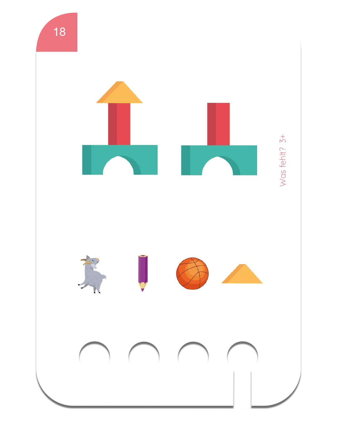 Neu: Was fehlt? 3+