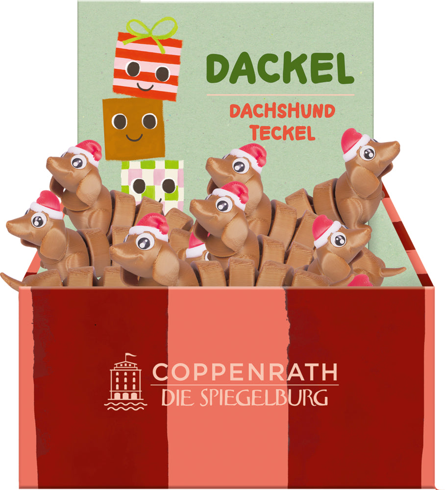 Die Spiegelburg - Dackel mit Weihnachtsmütze Fröhliche Weihnachten