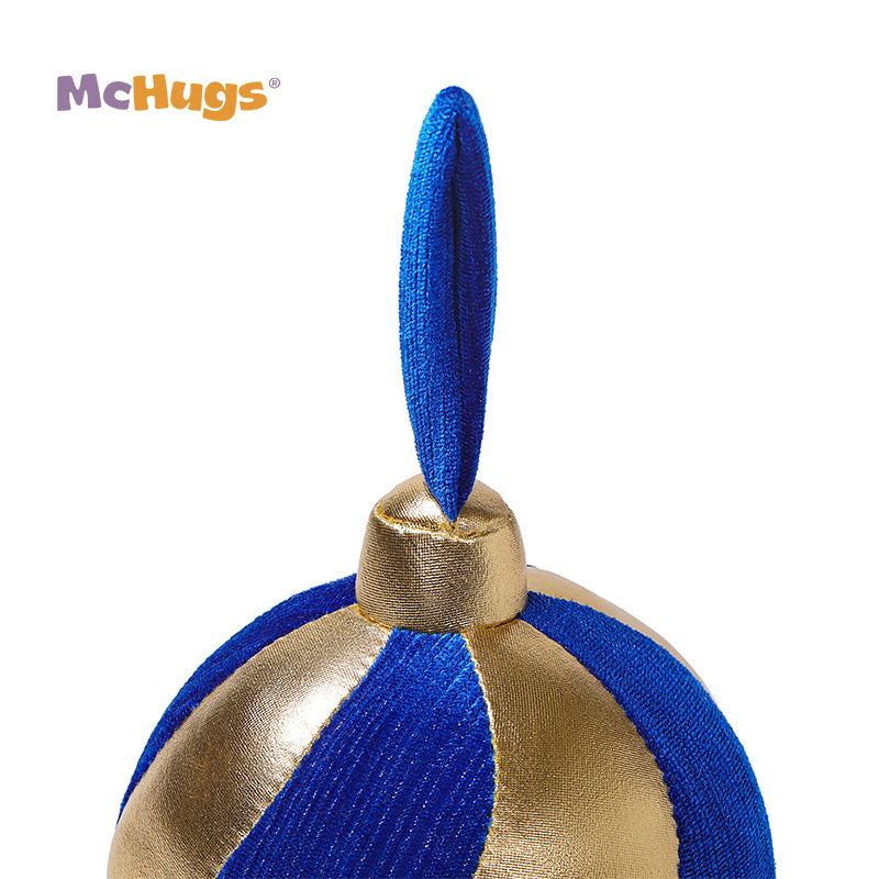 McHugs Blue & Gold Christmas Ball Ornament