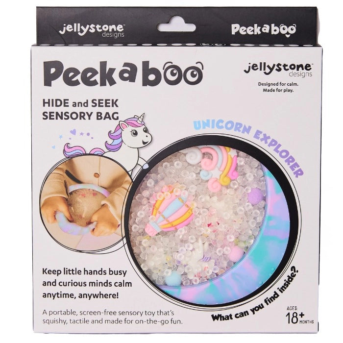 Jellystone Peekaboo Sensorik-Beutel – Einhorn