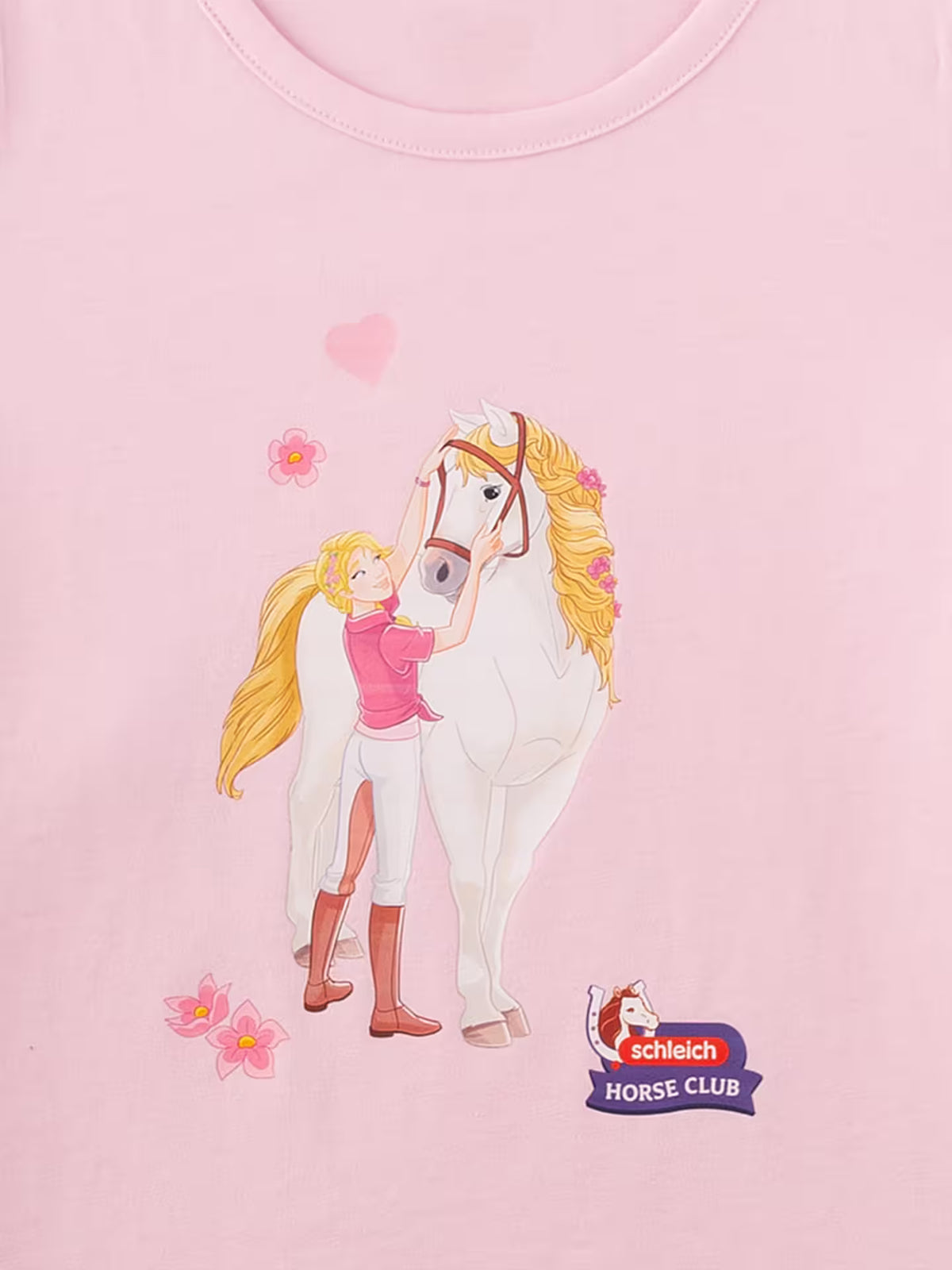 Sanetta Kinder T-Shirt rosa Horse Club