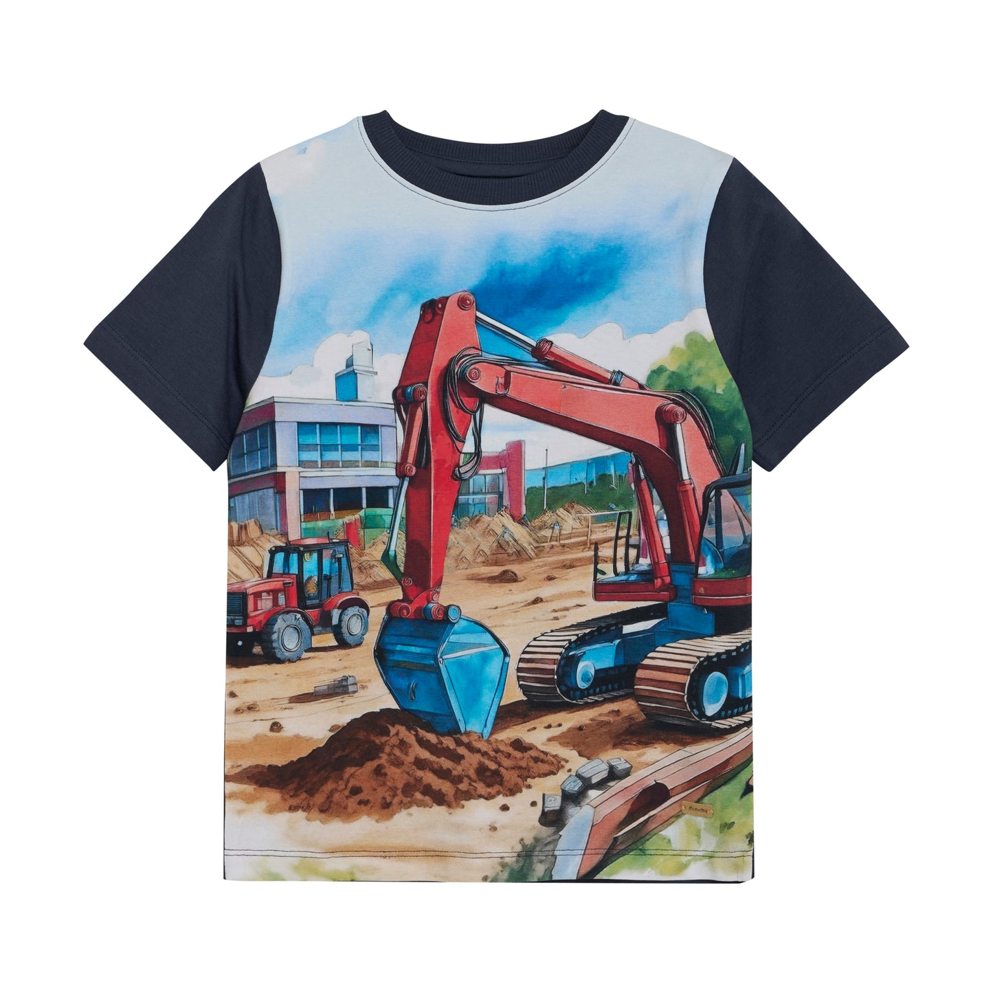 Minymo T-Shirt Baustelle