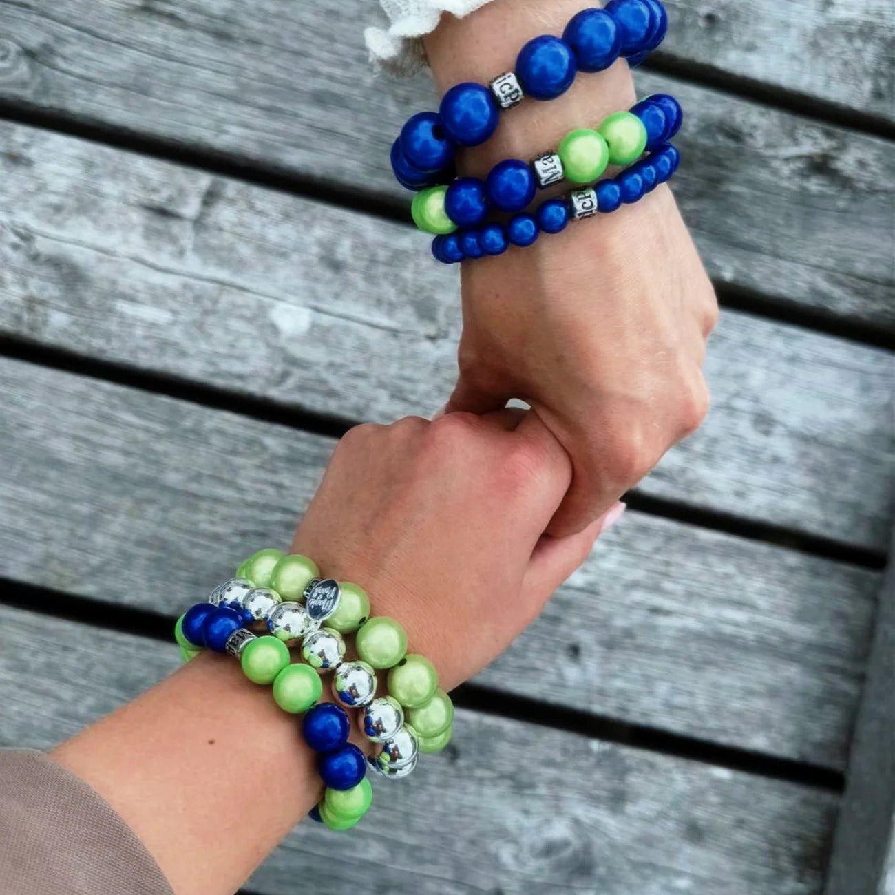 Magic Pearl Midnight Mojito Perlenarmband - Statement (18mm)