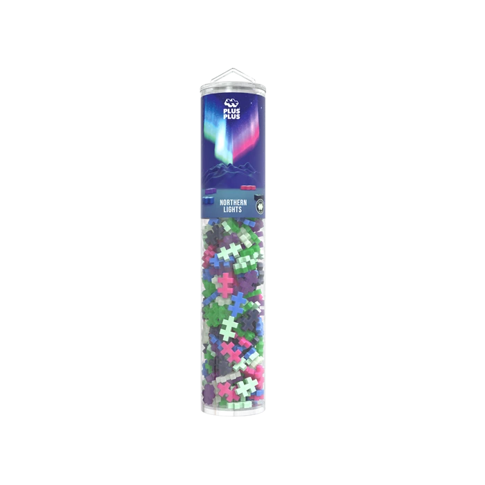 Plus-Plus Tube Mini Basic: Nordlichter - 240 Bausteine