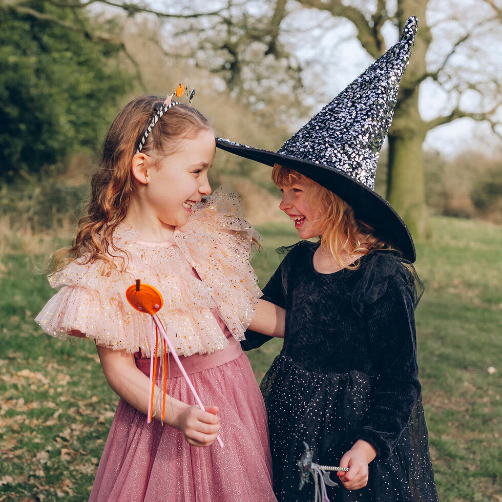 Rockahula Halloween Pailletten Samt Hexen Hut (3-10Jahre)