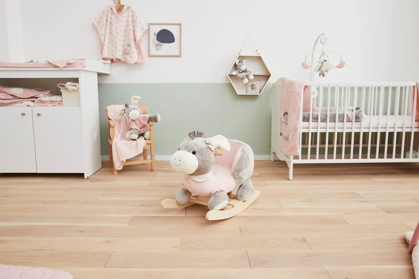 Sterntaler Babydecke doppellagig Esel Emmi Girl in rosa