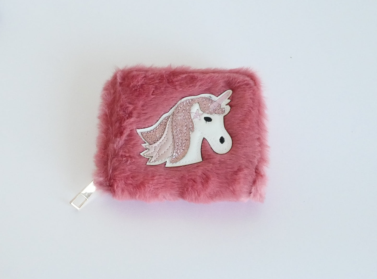 KisMe Geldbörse Plüsch Einhorn apricot