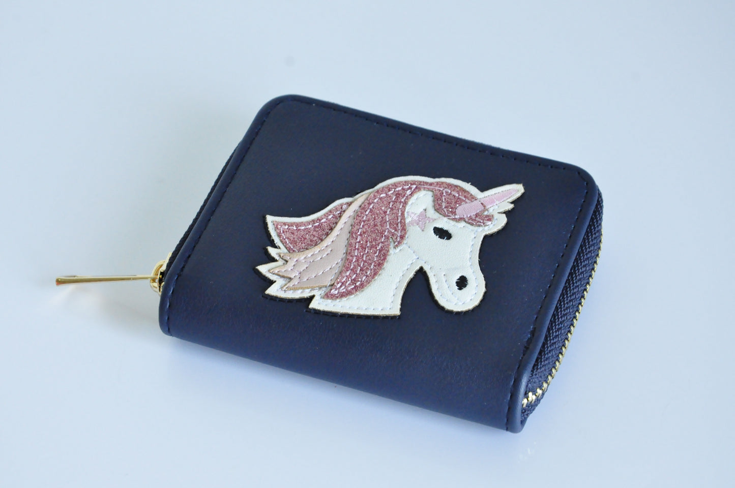 KisMe Geldbörse Einhorn blau