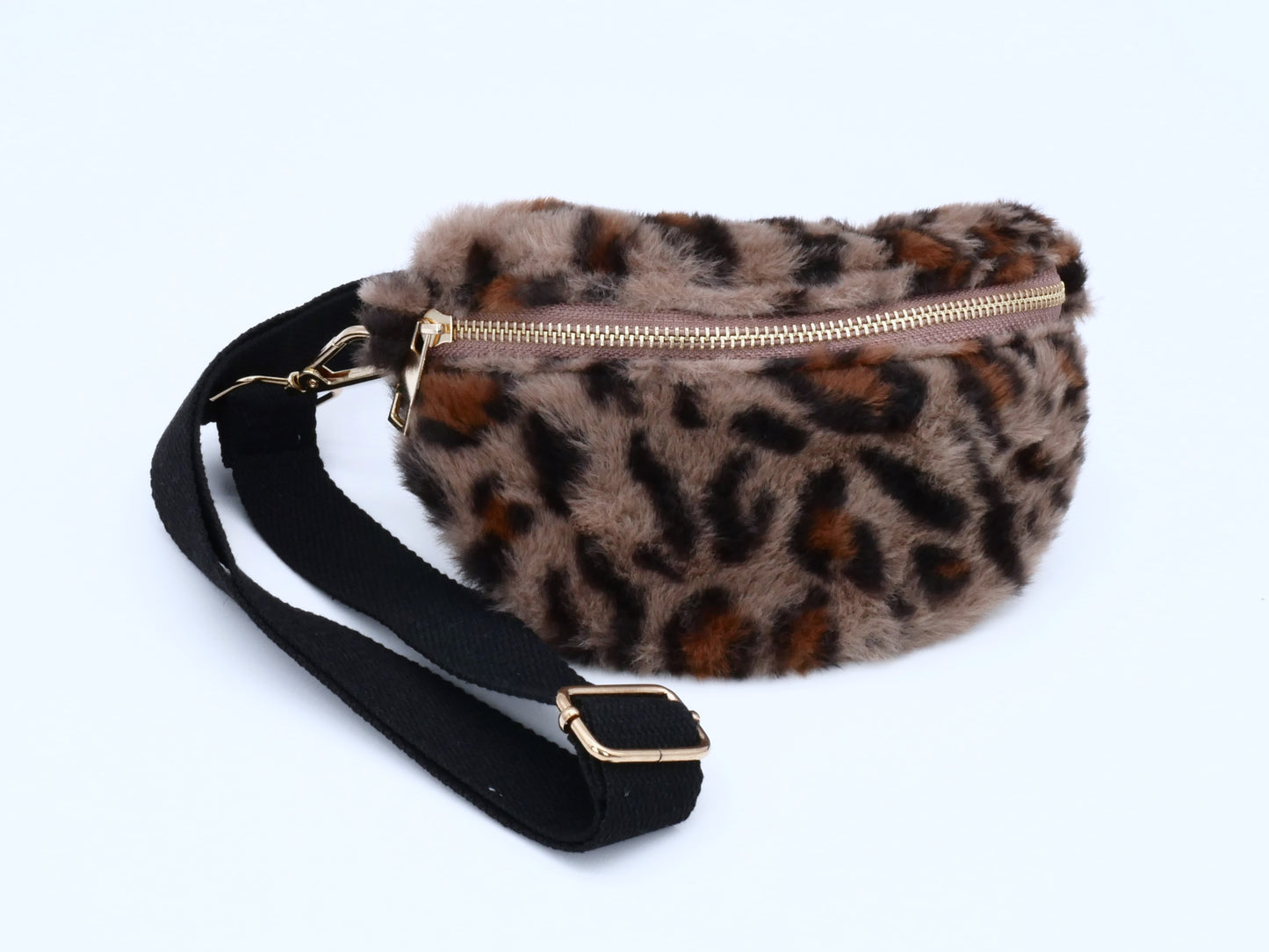 KisMe Sidebag Plüsch Leoprint