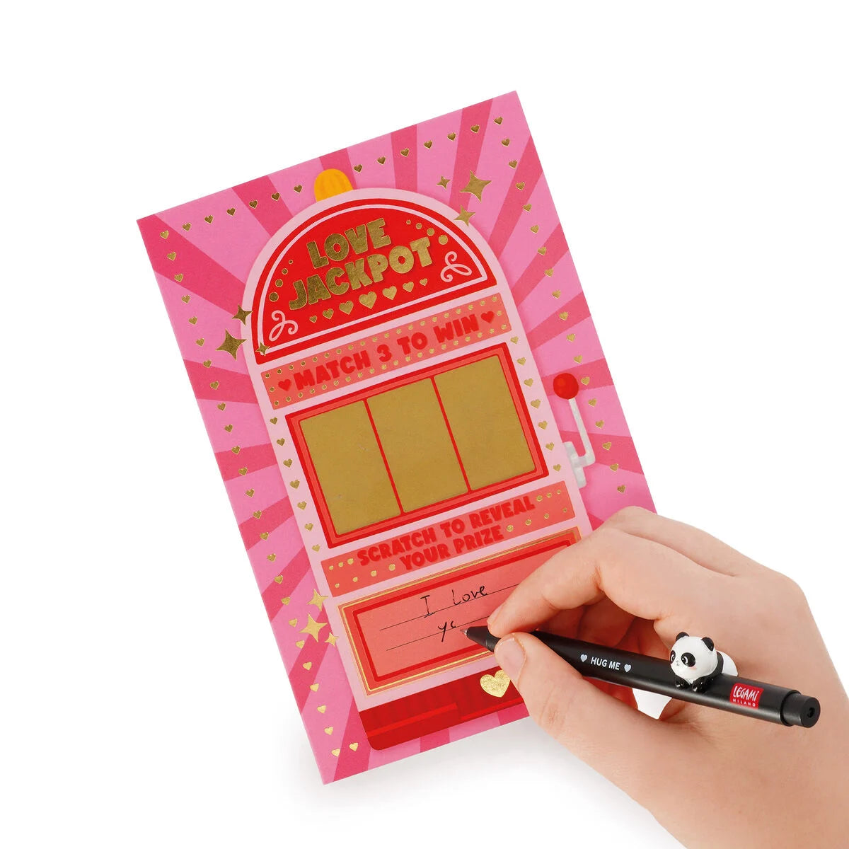 Legami Scratch to Reveal Grußkarte - Love Jackpot