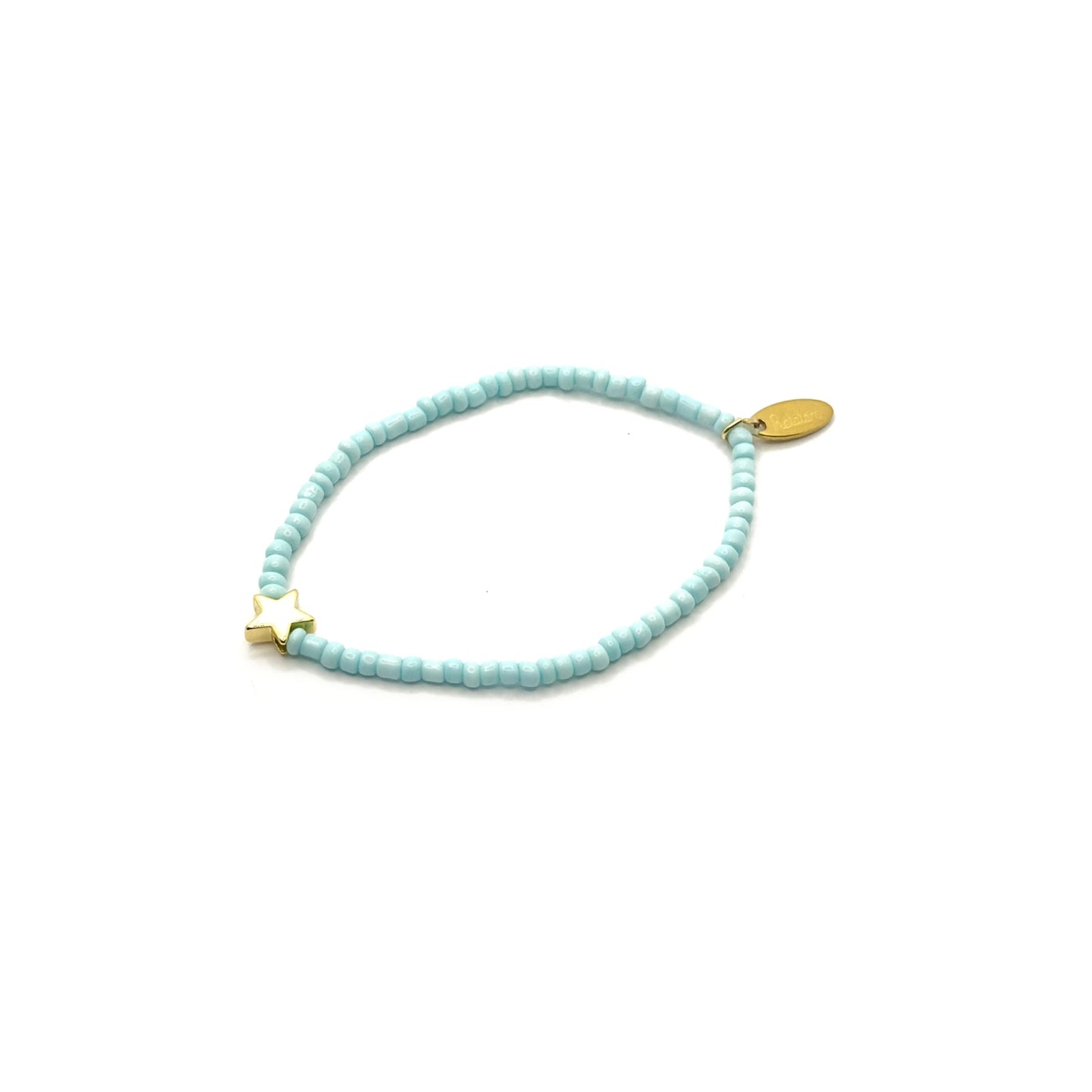 Ratatam! Elastisches Armband mit Stern - blau