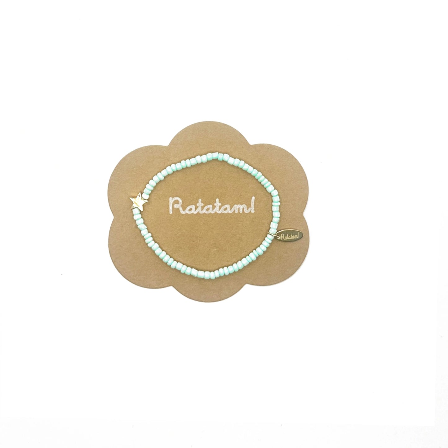 Ratatam! Elastisches Armband mit Stern - blau