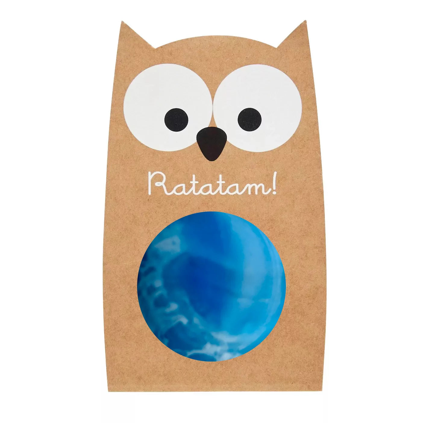 Ratatam! marmorierte Eule Bouncy Ball 57cm - blau