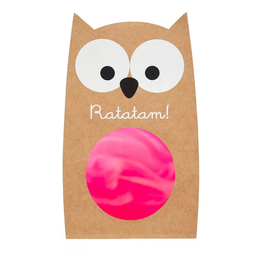 Ratatam! marmorierte Eule Bouncy Ball 57cm - pink