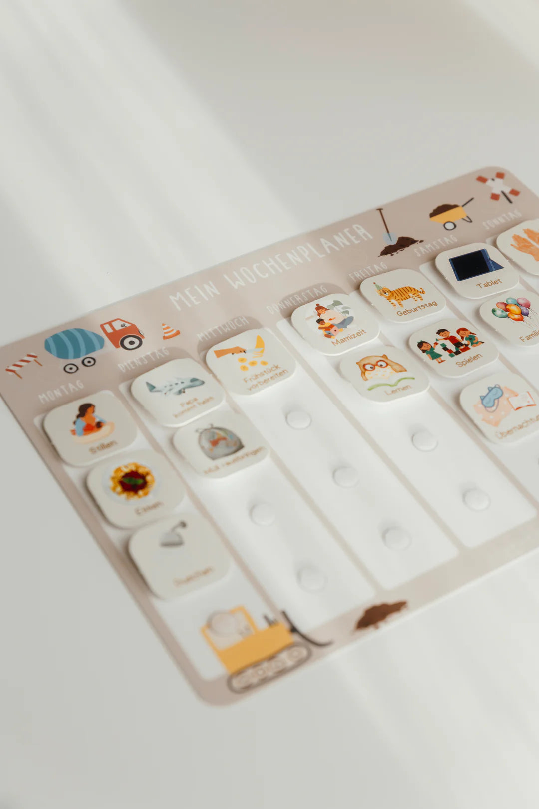 inliebekind Wochenplaner BAGGER