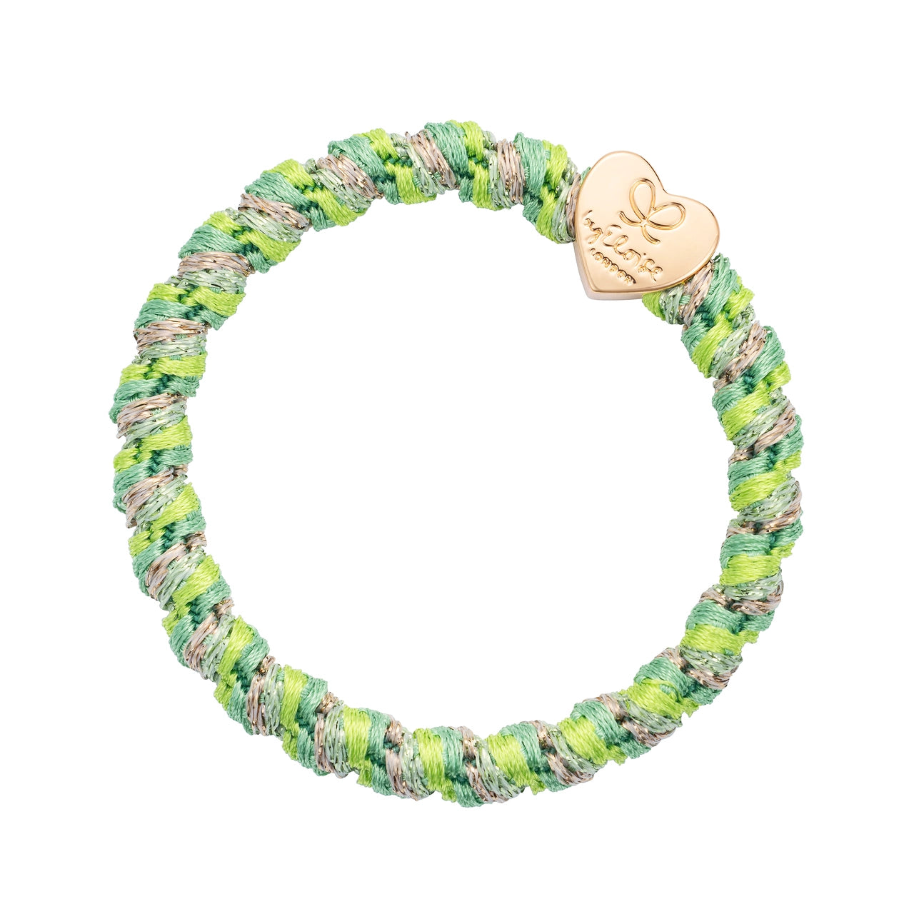 byEloise Woven Goldenes Herz kiwi crush