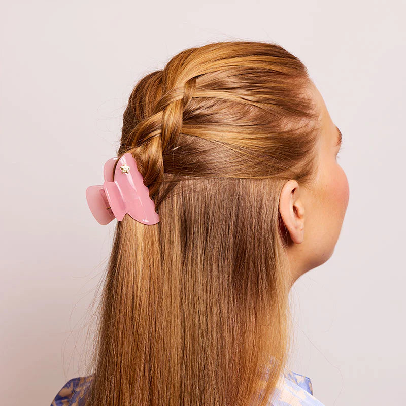 byEloise Krallenclip medium rosa Stern