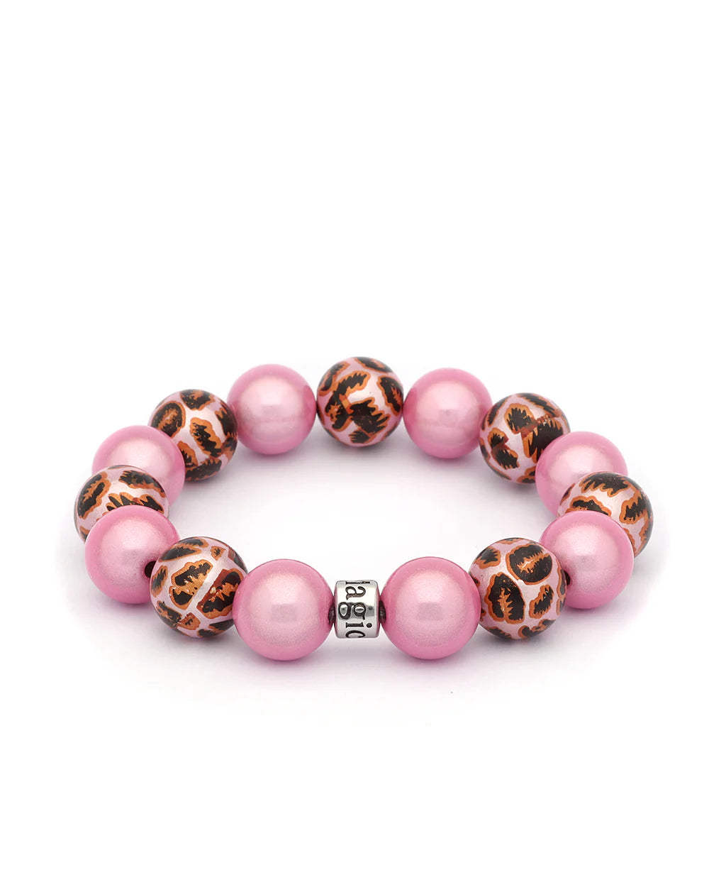 Magic Pearl "Perlenarmband Leo Rosé"