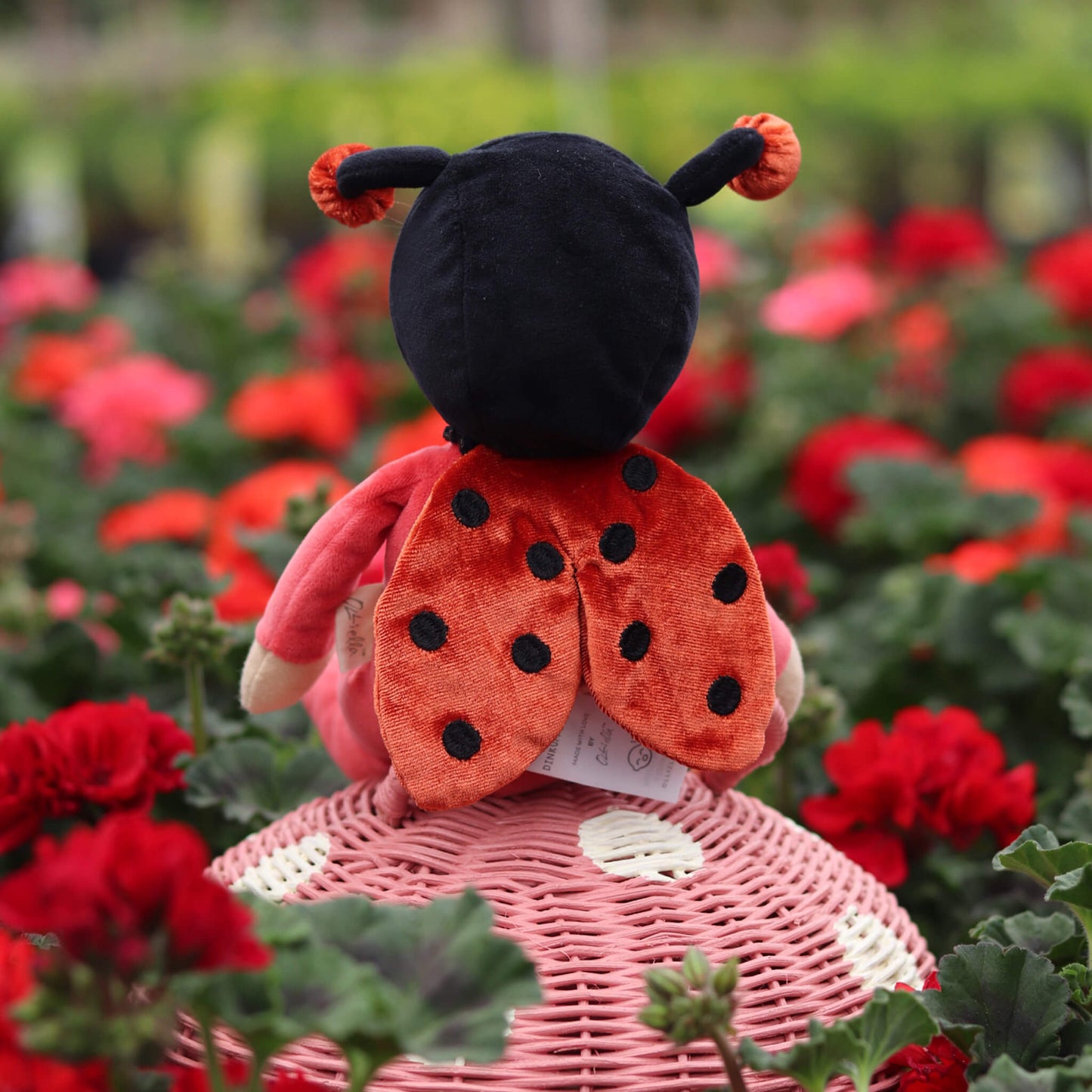 Olli Ella Dinky Dinkum Dolls - Lola Ladybug - red
