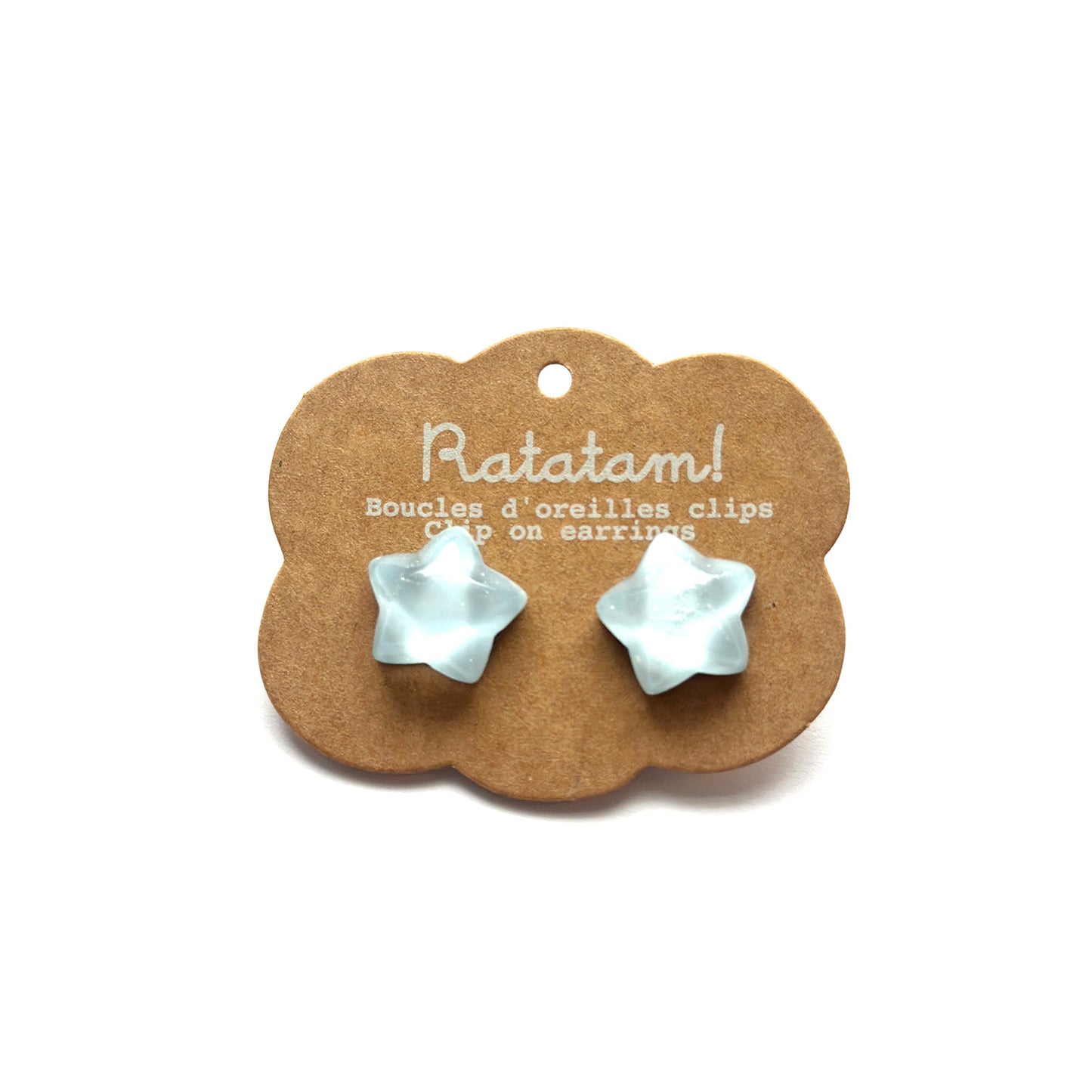 Ratatam! Ohrclips Sterne blau