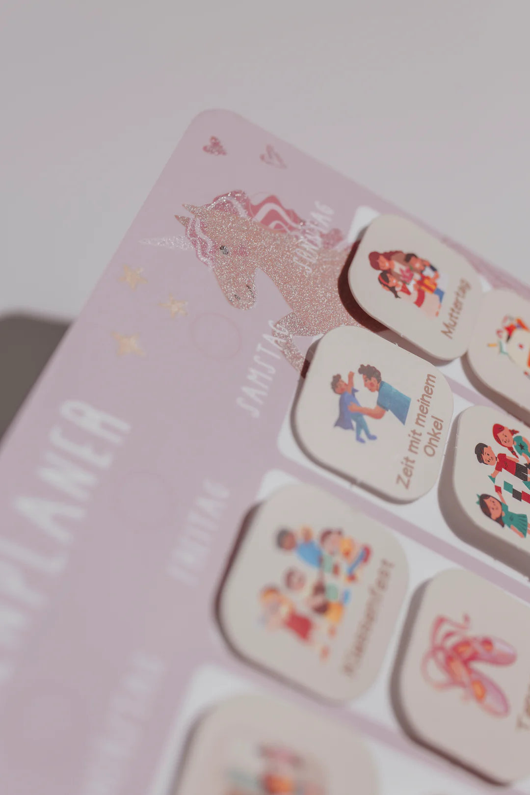 inliebekind Wochenplaner EINHORN GLITZER