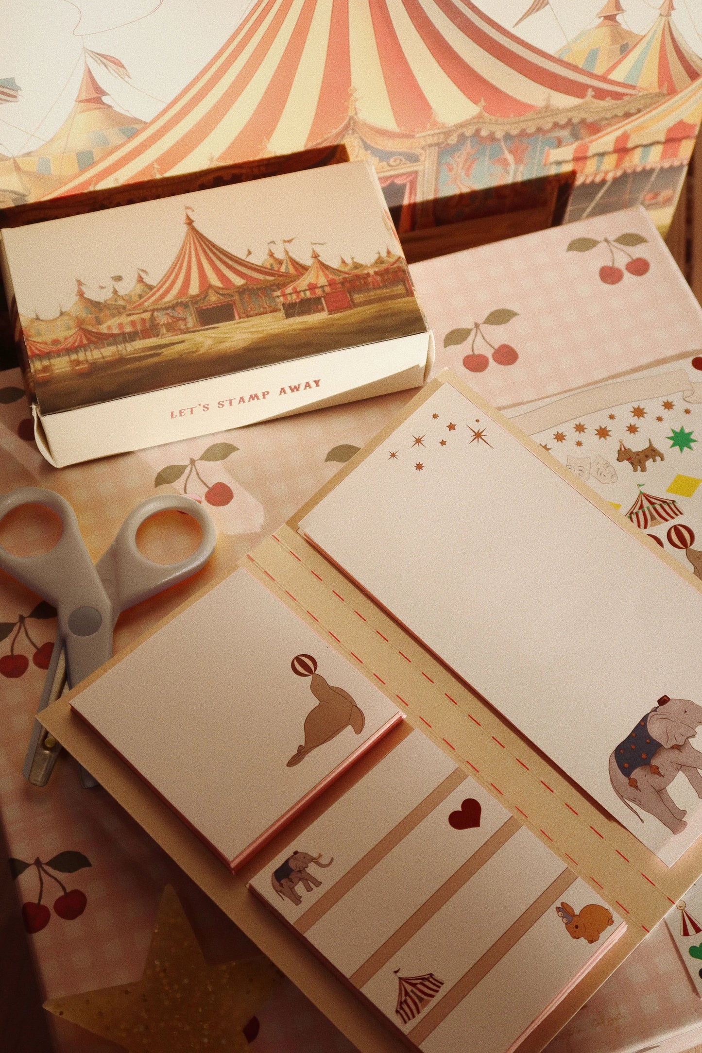 Konges Sløjd Briefpapier-Set Circus