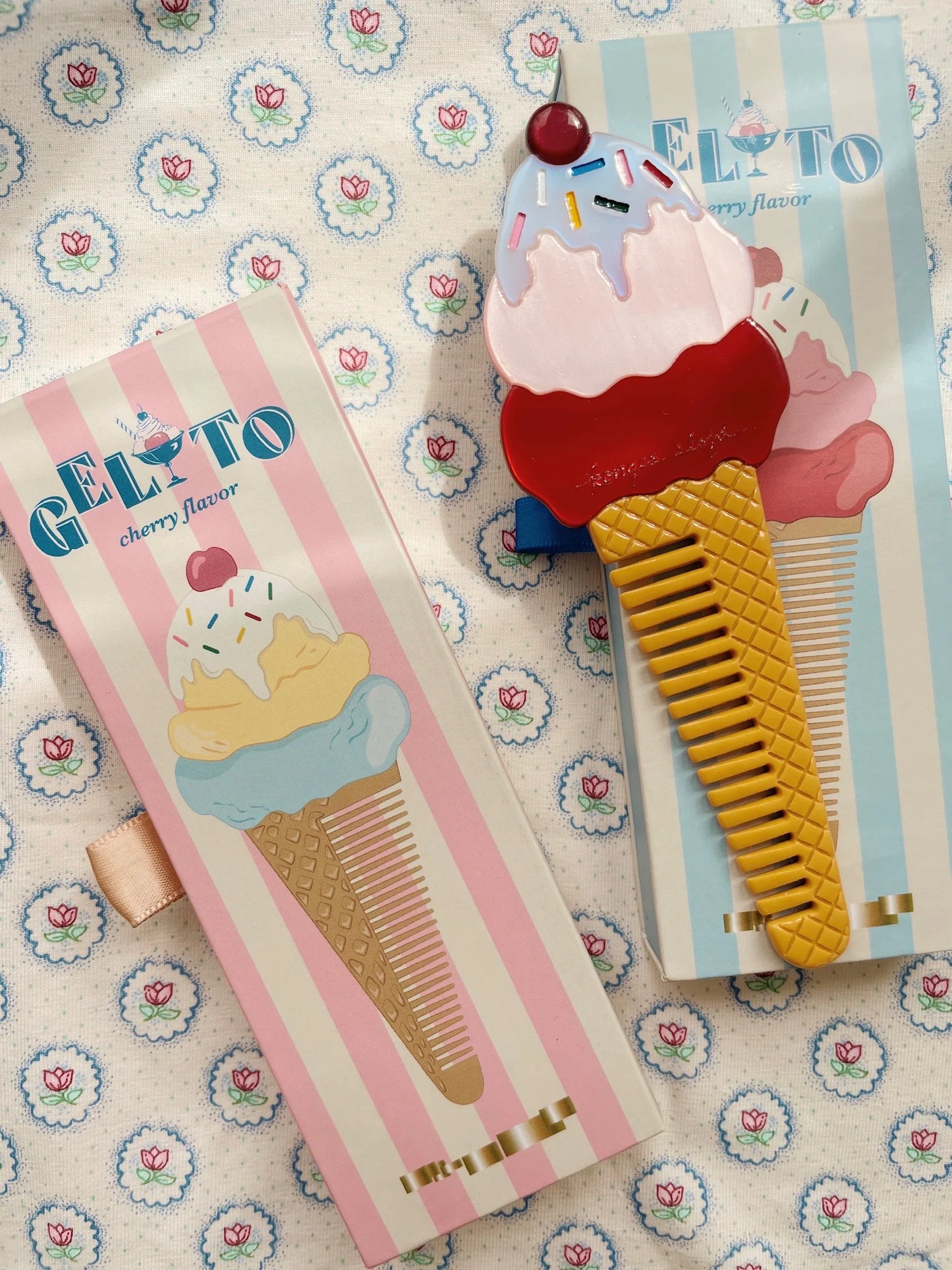Konges Sløjd Ice Cream Kamm - amour pink