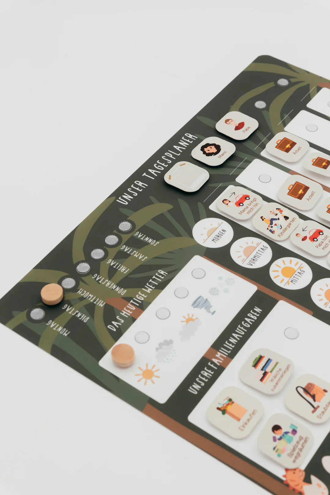 inliebekind Tagesplaner/Familienplaner inkl Symbole DINO