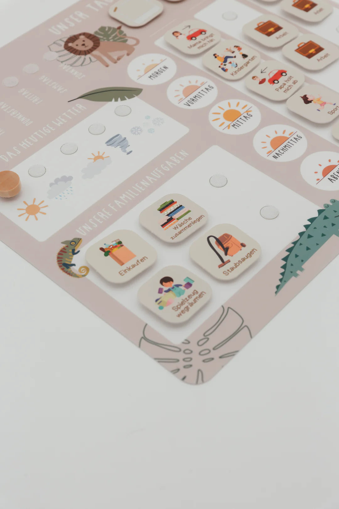 inliebekind Tagesplaner/Familienplaner inkl Symbole SAFARI