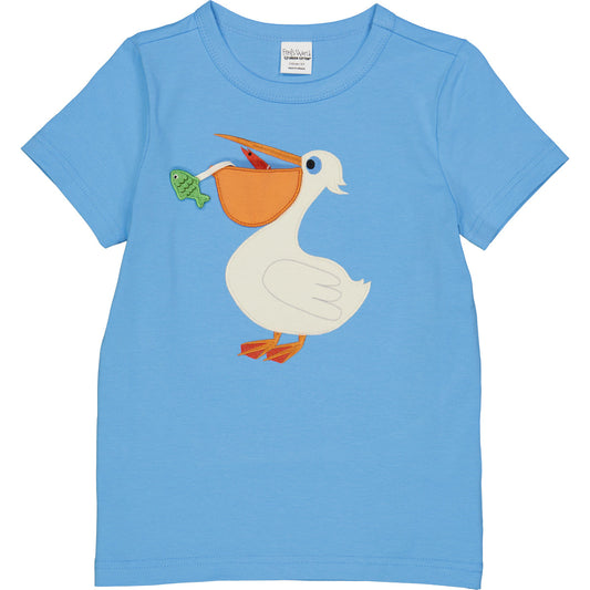 Fred's World: T-Shirt mit Pelikanmotiv HELLO