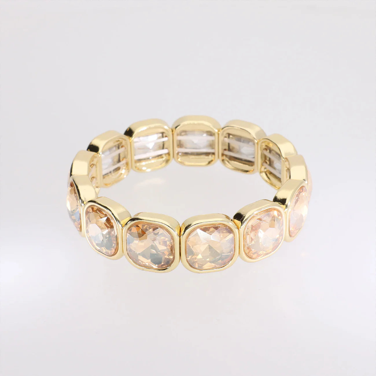 Magic Pearl Gemstone Armband - Champagne