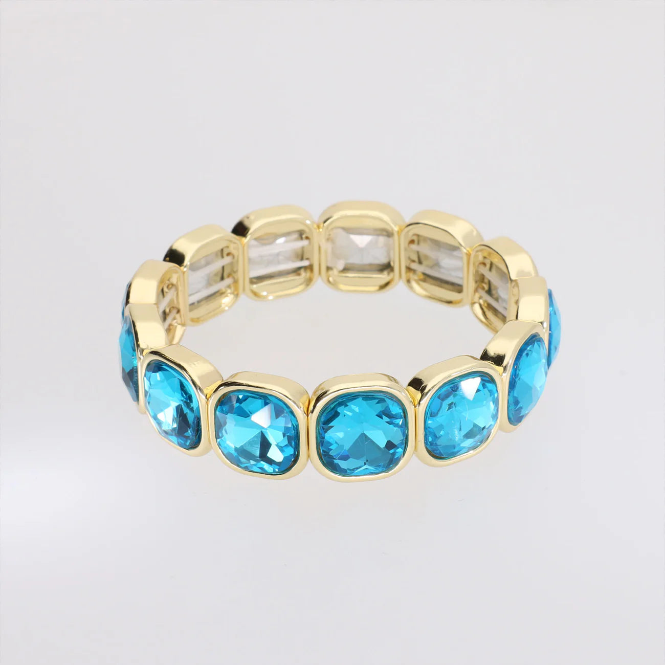 Magic Pearl Gemstone Armband - Lagoon blue