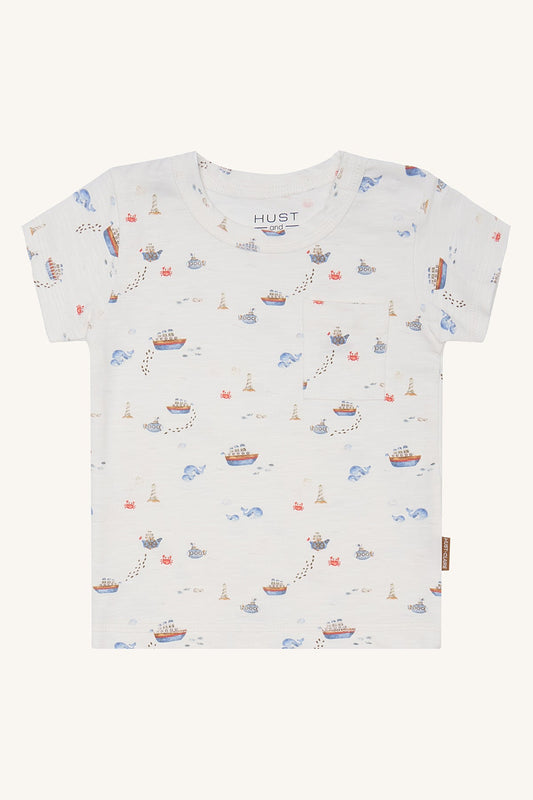 Hust & Claire August - T-shirt mit Meers-Motiv