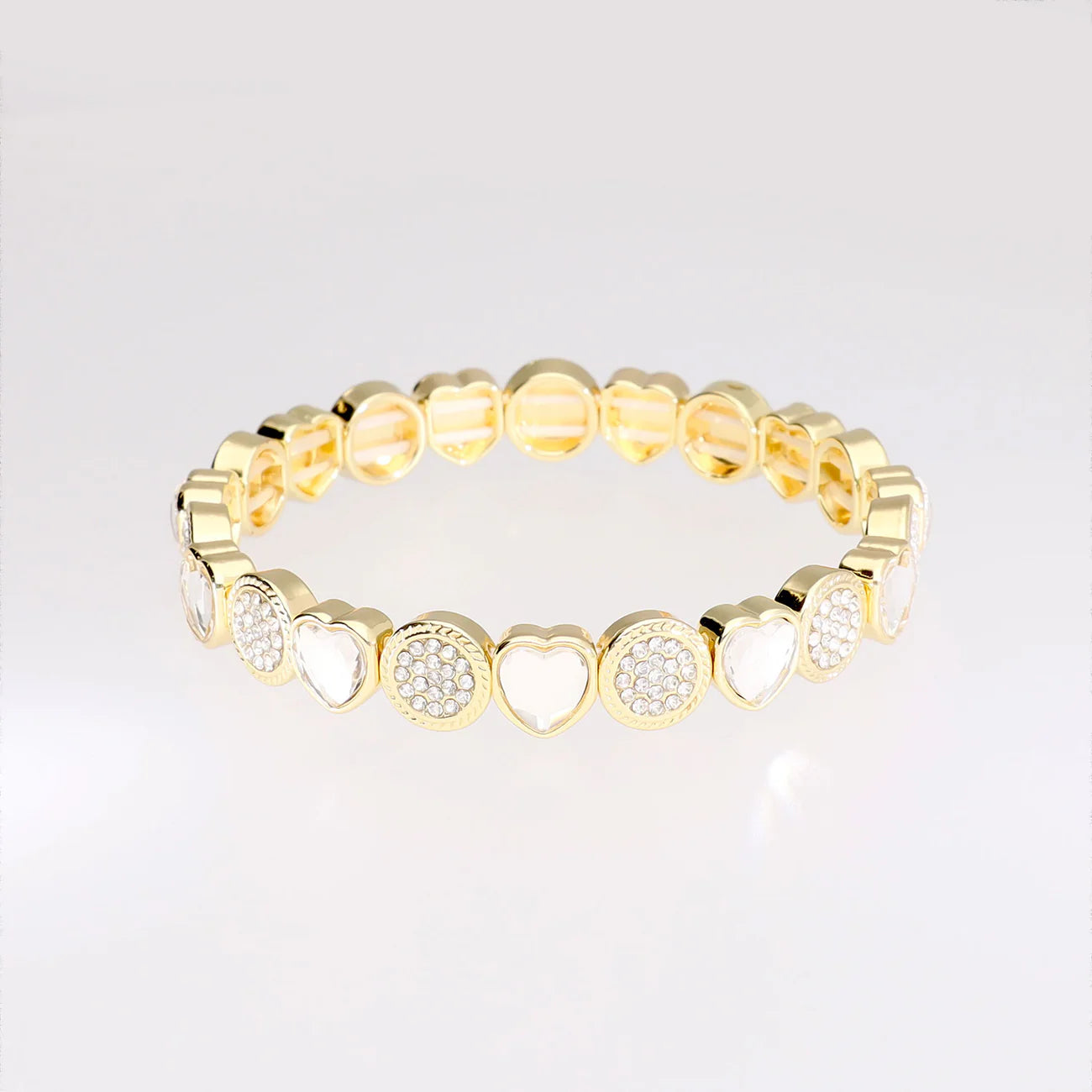 Magic Pearl Lovely Gems Armband - crystal