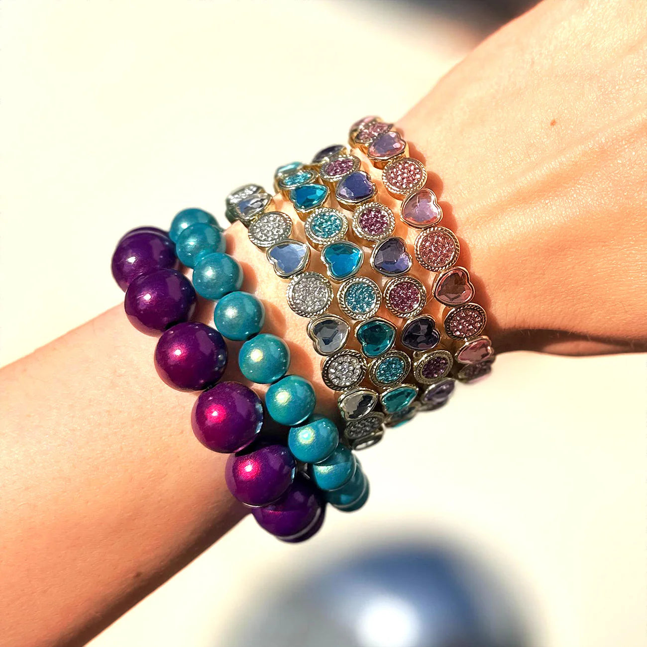 Magic Pearl Lovely Gems Armband - crystal