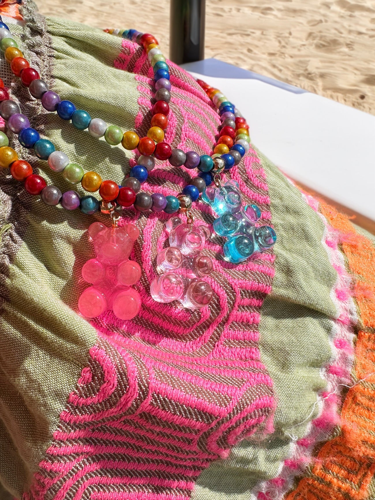 Magic Pearl Kette Magic Bear - pink