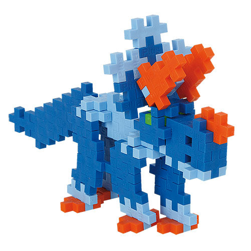 Plus-Plus Tube Mini Basic: Triceratops - 100 Bausteine