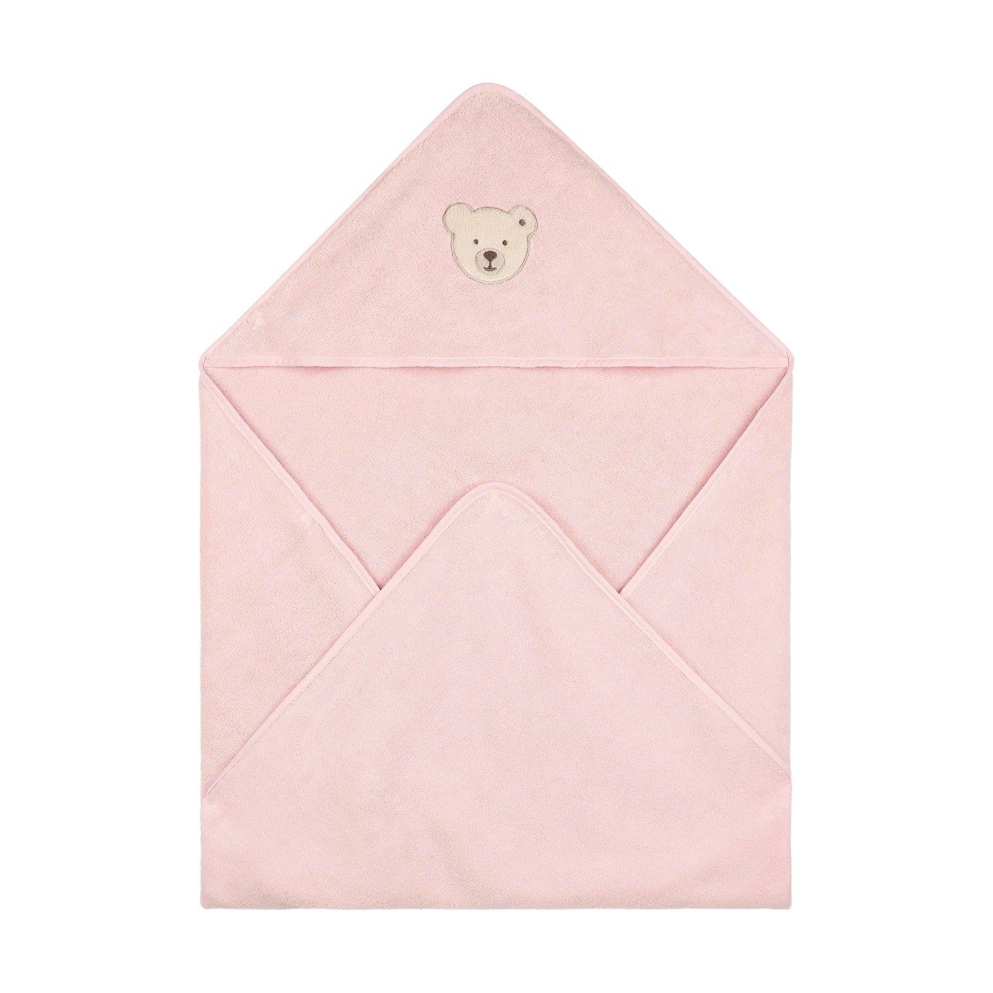 Steiff Badetuch mit Kapuze rosa