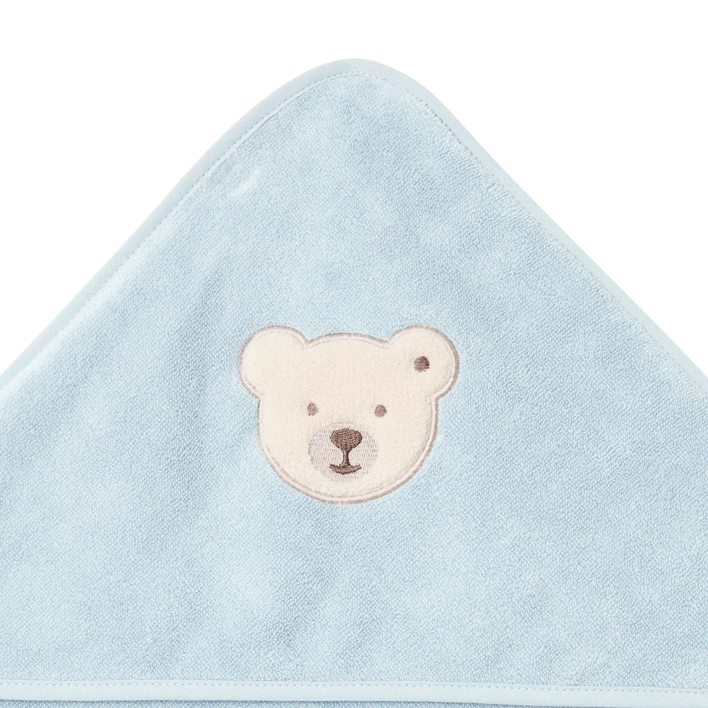 Steiff Badetuch mit Kapuze blau