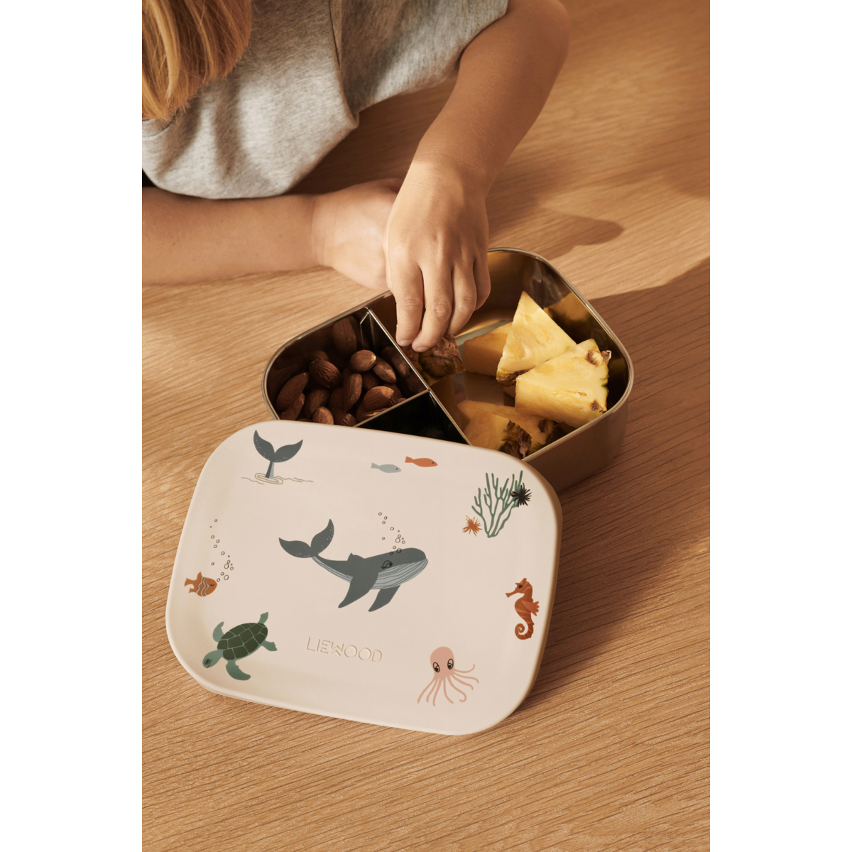 Liewood Arthur Lunchbox sea creature/sandy