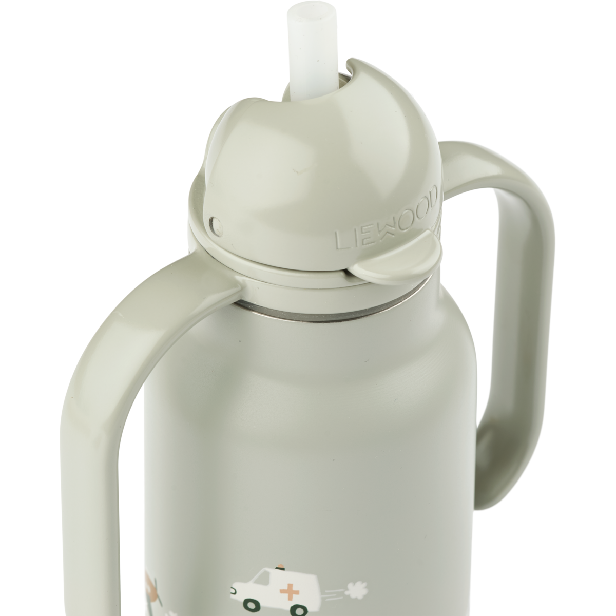 Liewood Trinkflasche Kimmie 250ml vehicles/dove blue