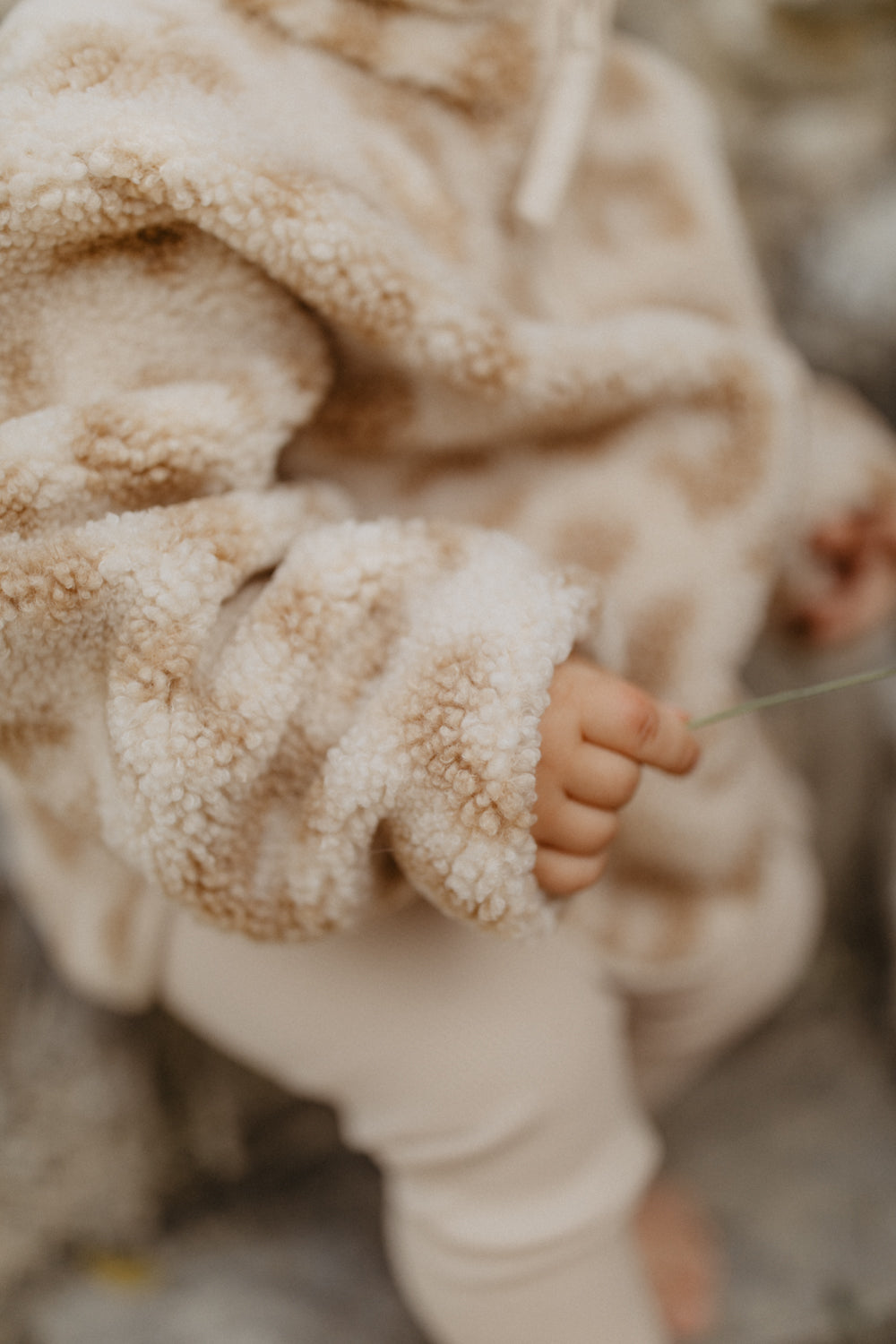 Leevje mini-me Leopard Teddyjacke für Kinder