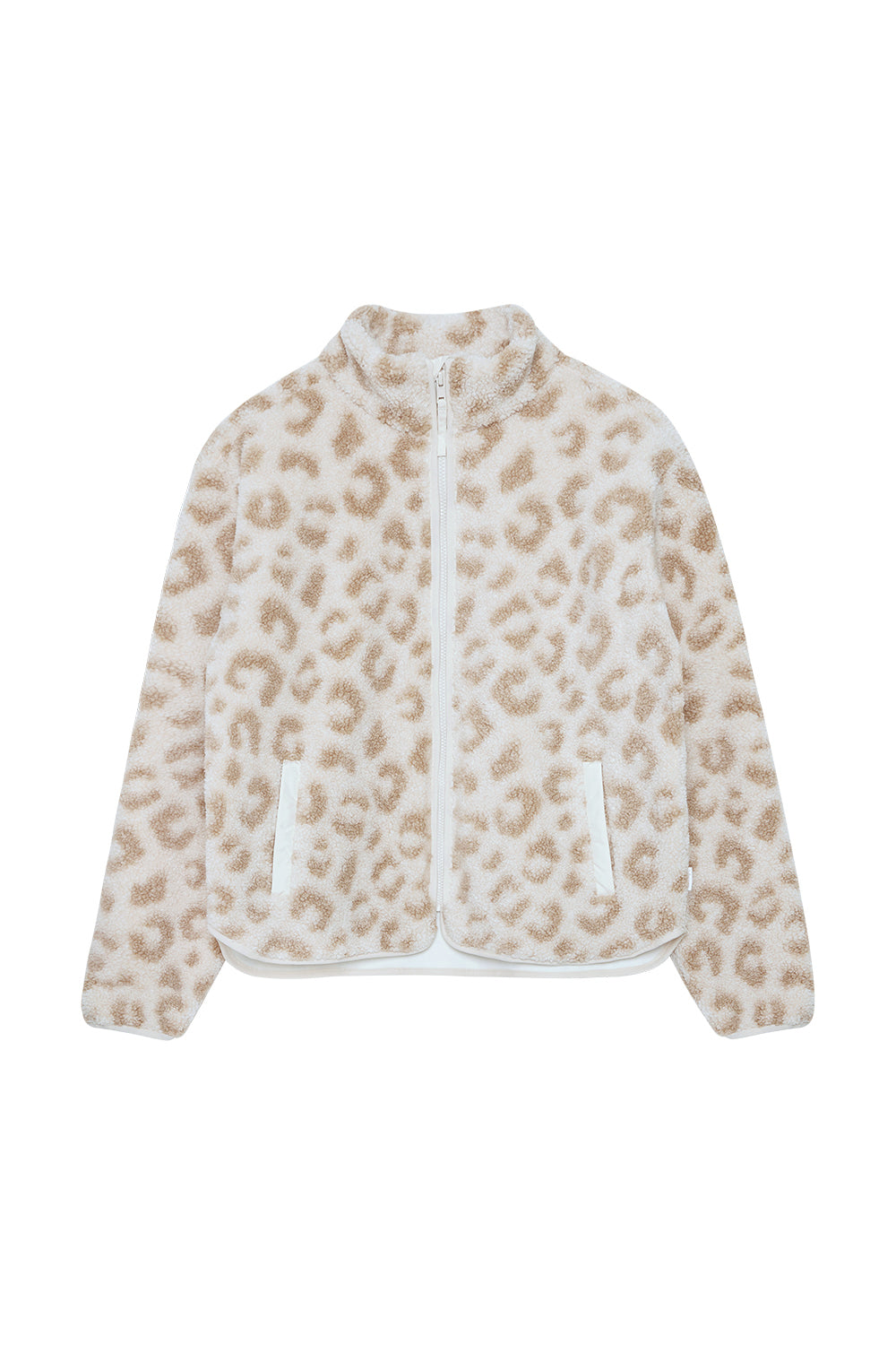 Leevje mini-me Leopard Teddyjacke für Frauen