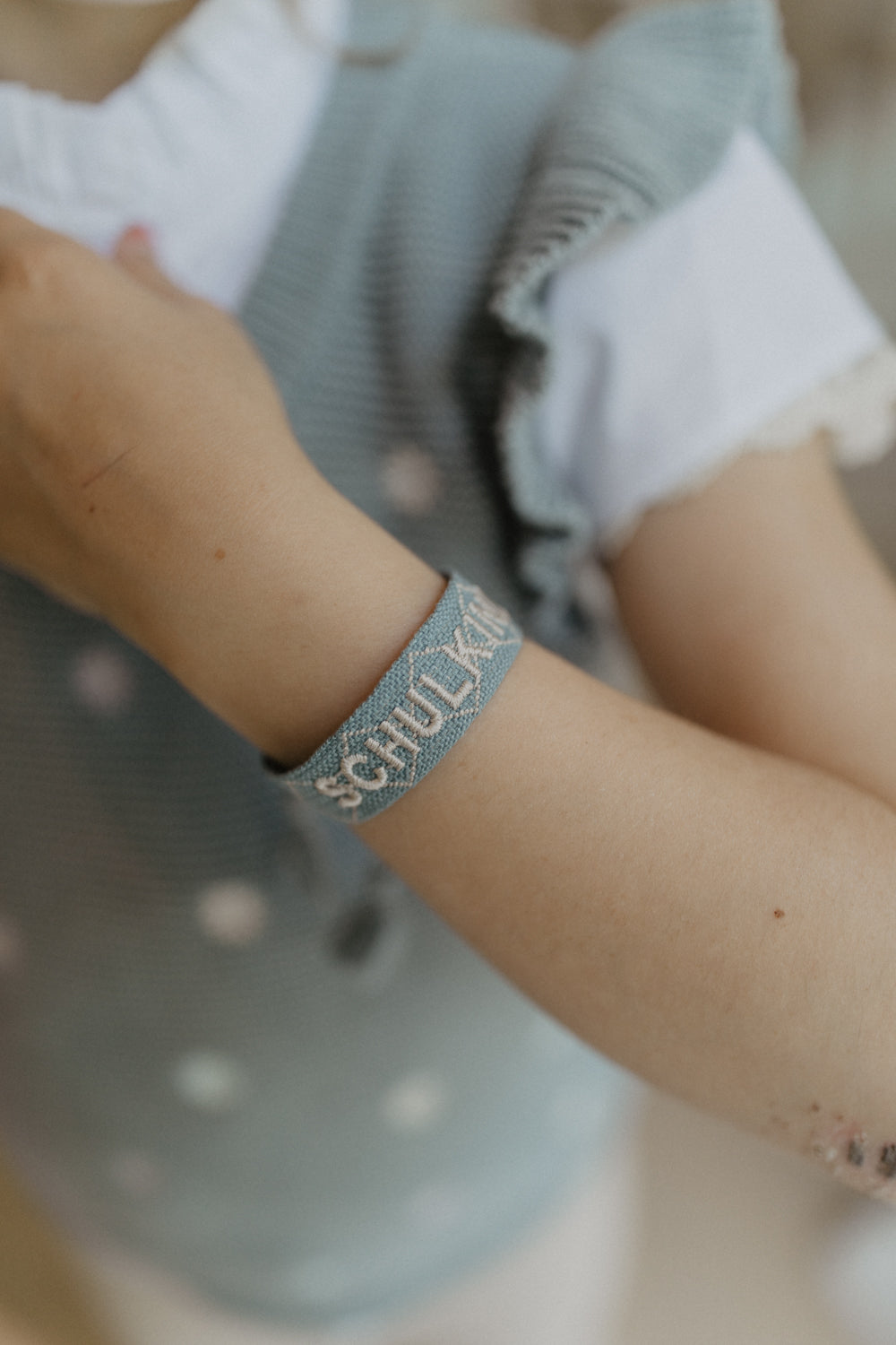 Leevje Armband Schulkind blau