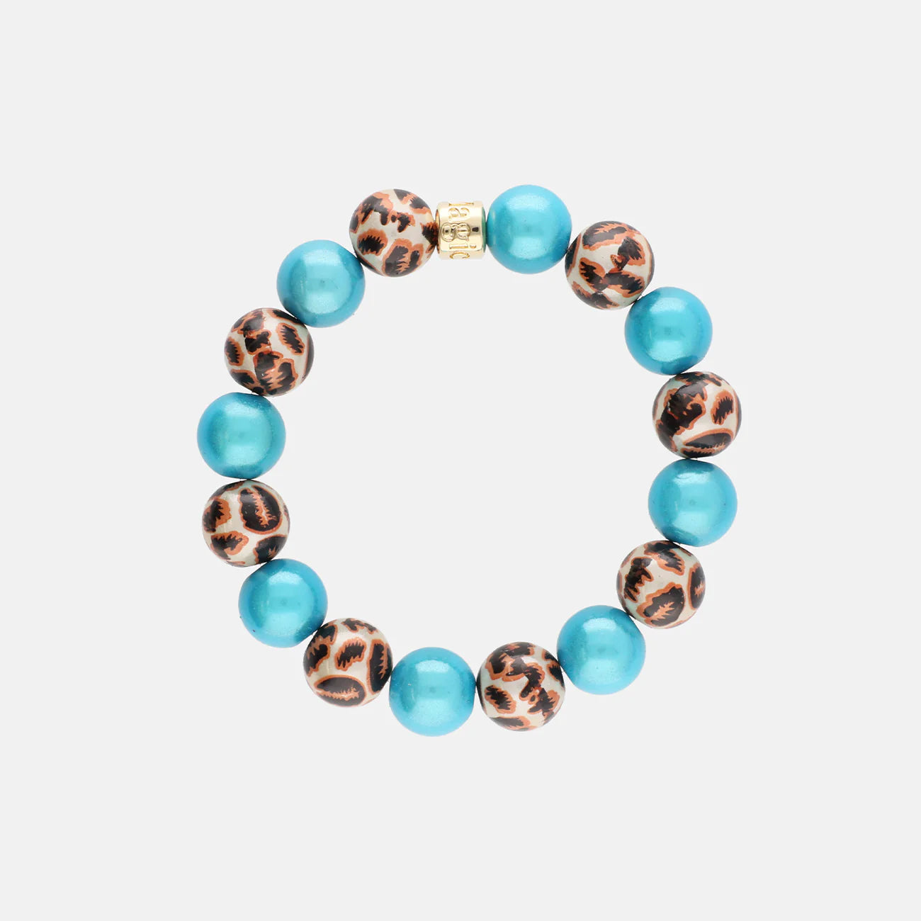 Magic Pearl Perlenarmband Wild Magic Leo Lagoon - gold