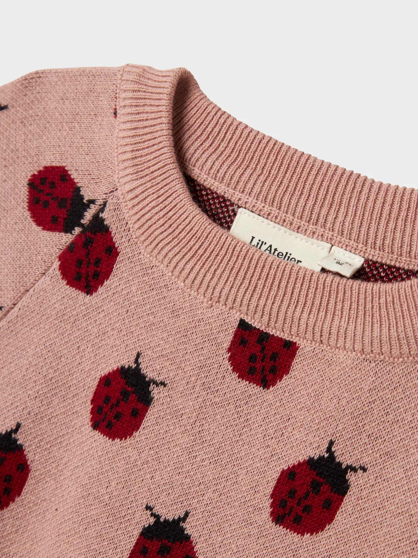 Lil Atelier Strickpullover Marienkäfer