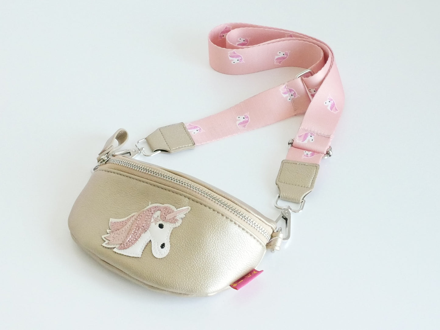 KisMe Sidebag Einhorn gold
