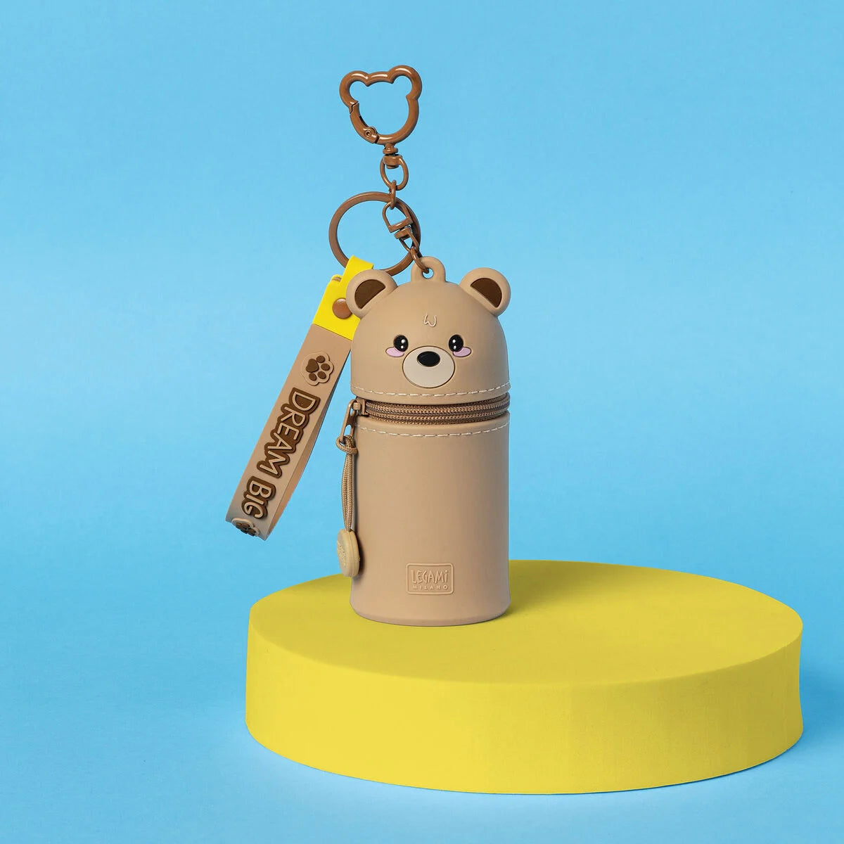Legami Teddybär Geldbörse mit Schlüsselanhänger - Mini Kawaii