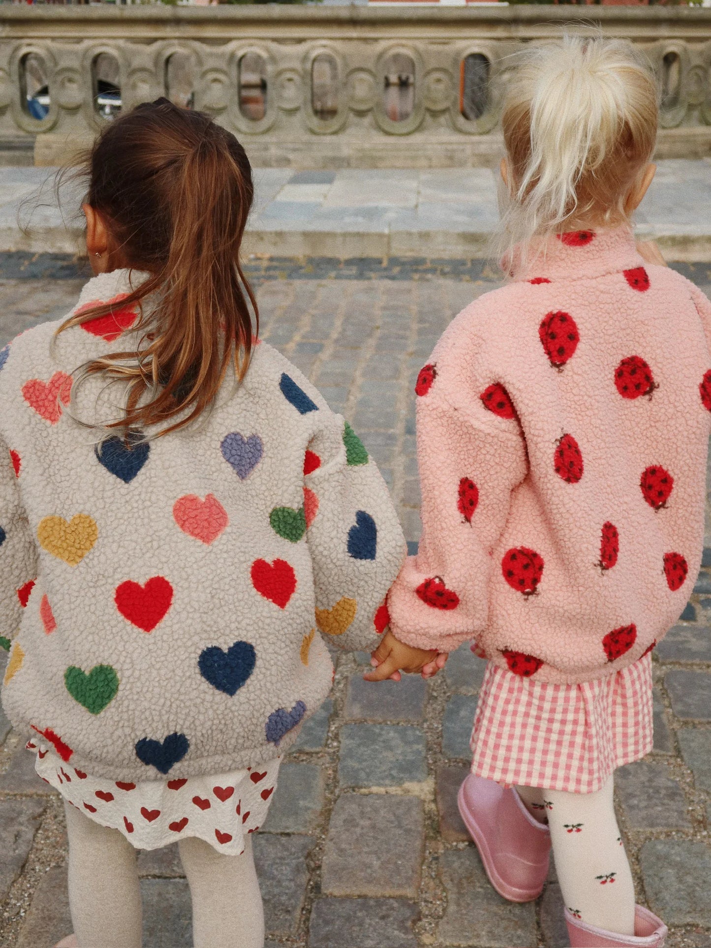 Konges Sløjd Jody Teddyjacke - bon coeur colore