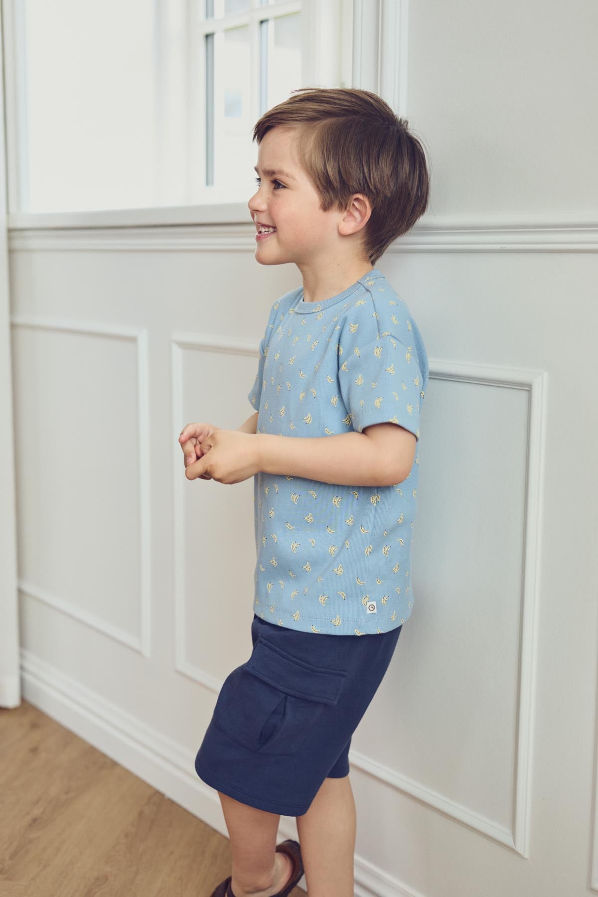 Müsli T-Shirt Bananen Print